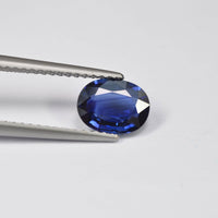 1.21 cts Natural Blue Sapphire Loose Gemstone Oval Cut Certified