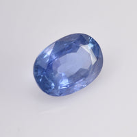 2.03 cts Unheated Natural Blue Sapphire Loose Gemstone Oval Cut Certified