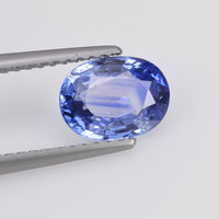 1.67 cts Natural Blue Sapphire Loose Gemstone Oval Cut
