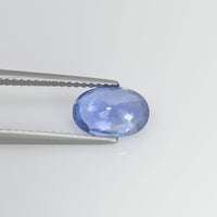 2.12 cts Unheated Natural Blue Sapphire Loose Gemstone Oval Cut Certified
