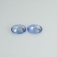 1.85 cts Natural Blue Sapphire Loose Pair Gemstone Oval Cut
