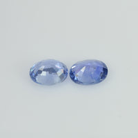 2.34 cts Natural Blue Sapphire Loose Pair Gemstone Oval Cut