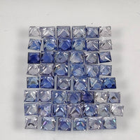 2.3 - 2.8 MM Natural Princess Cut Blue-Purple Sapphire