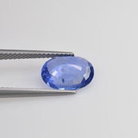 2.54 cts Unheated Natural Blue Sapphire Loose Gemstone Oval Cut Certified