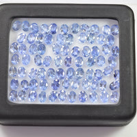 7x5 Natural Calibrated Sri Lanka Blue Sapphire Loose Gemstone Oval Cut