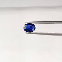 1.19 cts Unheated Natural Blue Sapphire Loose Gemstone Oval Cut Certified
