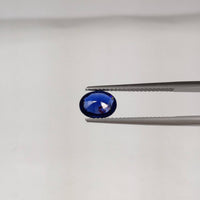 1.19 cts Unheated Natural Blue Sapphire Loose Gemstone Oval Cut Certified