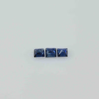 2.1-2.8 mm Natural Calibrated Blue Sapphire Loose Gemstone Square Cut - Thai Gems Export Ltd.