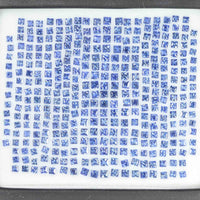 1.7-2.3 mm Natural Calibrated Blue Sapphire Loose Gemstone Princess Cut