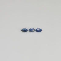 4x3 mm Natural Calibrated Blue Sapphire Loose Gemstone Oval Cut