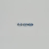4x3 mm Natural Calibrated Blue Sapphire Loose Gemstone Oval Cut