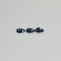 6x4 mm Natural Calibrated Blue Sapphire Loose Gemstone Pear Cut
