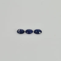 5x4 mm Natural Calibrated Blue Sapphire Loose Gemstone Oval Cut