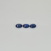 5x4 mm Natural Calibrated Blue Sapphire Loose Gemstone Oval Cut
