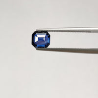 1.26 cts Natural Blue Sapphire Loose Gemstone Emerald Cut Certified