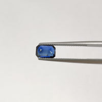 1.46 cts Natural Blue Sapphire Loose Gemstone Emerald Cut Certified