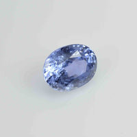 2.93 cts Unheated Natural Blue Sapphire Loose Gemstone Oval Cut Certified