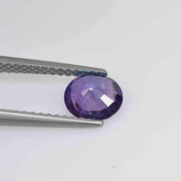 0.81 cts Natural Purple Sapphire Loose Gemstone Oval Cut