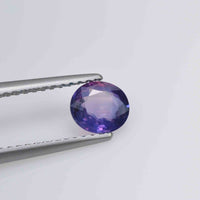 0.63cts Natural Purple Sapphire Loose Gemstone Oval Cut