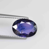 2.04 cts Natural Fancy Bi-Color Sapphire Loose Gemstone oval Cut