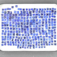 2.1-3.3 mm Natural Calibrated Blue Sapphire Loose Gemstone Square Cut