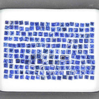 2.3-3.3 MM Natural Calibrated Blue Sapphire Loose Gemstone Square Cut