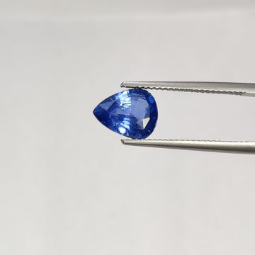 2.54 cts Unheated Natural Blue Sapphire Loose Gemstone Pear Cut