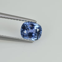 1.41 cts Heated Natural Blue Sapphire Loose Gemstone cushion Cut