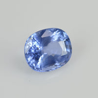3.42 cts Unheated Natural Blue Sapphire Loose Gemstone cushion Cut Certified