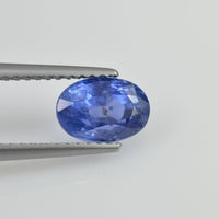 1.97 cts Unheated Natural Blue Sapphire Loose Gemstone Oval Cut Certified