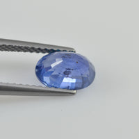 1.97 cts Unheated Natural Blue Sapphire Loose Gemstone Oval Cut Certified