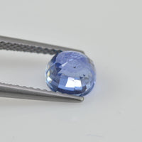 1.92 cts Unheated Natural Blue Sapphire Loose Gemstone cushion Cut Certified