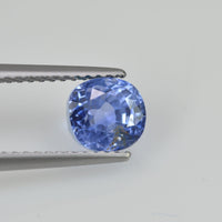 1.92 cts Unheated Natural Blue Sapphire Loose Gemstone cushion Cut Certified