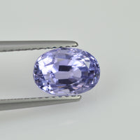 2.88 cts Natural Lavender Sapphire Loose Gemstone Oval Cut