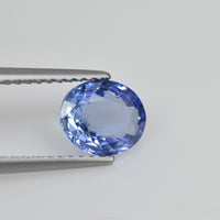 1.35 cts Natural Blue Sapphire Loose Gemstone Oval Cut Certified