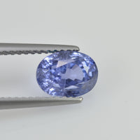 2.25 cts Unheated Natural Blue Sapphire Loose Gemstone Oval Cut Certified