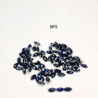 4.5x2.5 MM Natural Blue Sapphire Marquise Cut | 9 Different Grades | Varieties Of Color & Clarity | Deep / Medium / Pastel Blue | Calibrated