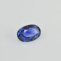 0.86 cts Unheated Natural Blue Sapphire Loose Gemstone Oval Cut