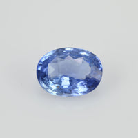 1.69 cts Unheated Natural Blue Sapphire Loose Gemstone Oval Cut Certified