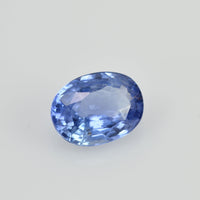 1.69 cts Unheated Natural Blue Sapphire Loose Gemstone Oval Cut Certified