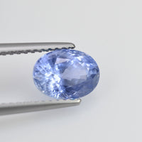 2.15 cts Unheated Natural Blue Sapphire Loose Gemstone Oval Cut Certified
