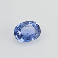 1.49 cts Unheated Natural Blue Sapphire Loose Gemstone Oval Cut Certified