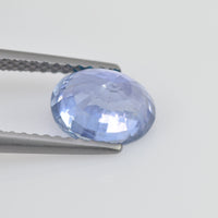 2.20 cts Unheated Natural Blue Sapphire Loose Gemstone Oval Cut Certified