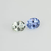 1.46 cts Natural Fancy Sapphire Loose Pair Gemstone Oval Cut - Thai Gems Export Ltd.