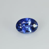 1.27 cts Unheated Natural Blue Sapphire Loose Gemstone Oval Cut Certified