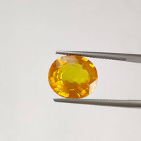 8.16 cts Natural Yellow Sapphire Loose Gemstone Oval Cut