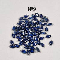 5x3 MM Natural Blue Sapphire Marquise Cut | 9 Different Grades | Varieties Of Color & Clarity | Deep / Medium / Pastel Blue | Calibrated