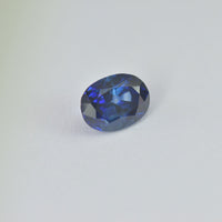 2.04 cts Unheated Natural Blue Sapphire Loose Gemstone Oval Cut Certified