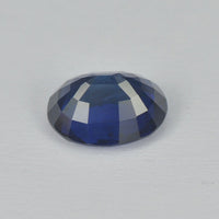 1.63 cts Natural Blue Sapphire Loose Gemstone Oval Cut Certified