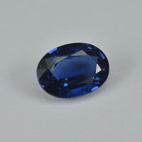 1.62 cts Natural Blue Sapphire Loose Gemstone Oval Cut Certified